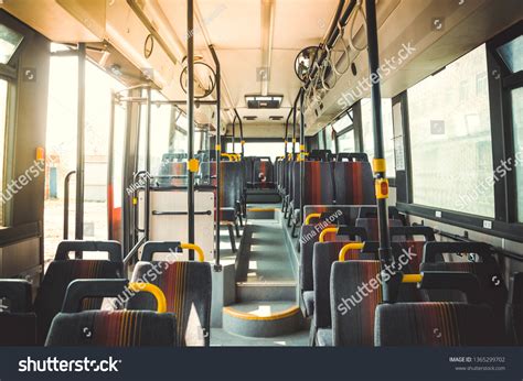 Modern Bus Interior Stock Photo 1365299702 | Shutterstock