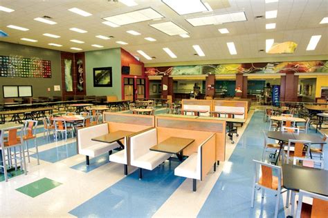 School cafeteria food ain't bad at least. | Cafeteria design, Cafeteria ...