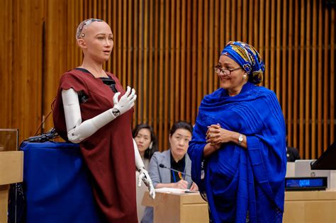 At UN, robot Sophia joins meeting on artificial intelligence and sustainable development – UNAA ...
