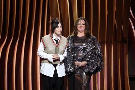 'I will never wash my face again' Melissa McCarthy joked after getting singer Billie Eilish ...