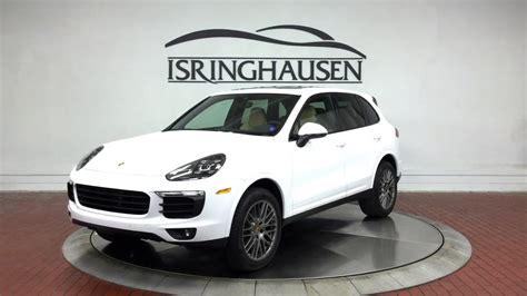 2018 Porsche Cayenne Platinum Edition in White - 06698 - YouTube