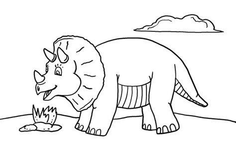 Free Printable Dinosaur Coloring Page - What Mommy Does