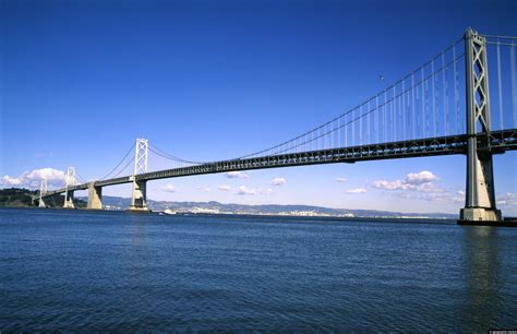 View of Bay Bridge in San Francisco - Geographic Media