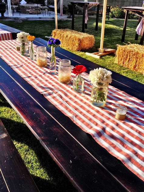 13 best Summer picnic table decor images on Pinterest | Decorating ...