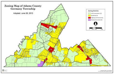 Zoning Map – Germany Township, Adams County