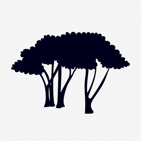 Thorn Bush Silhouette Clipart