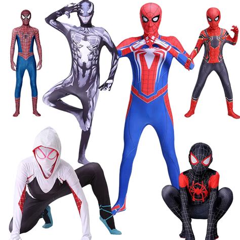 Buy Adult Spiderman Costume Game Spider Man Suit | BEST OFFERES