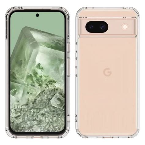 Wholesale For Google Pixel 8a Phone Cover Scratch-Resistant Acrylic Transparent Case - TVCMALL