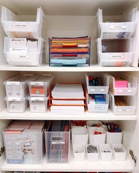 30 Office Supply Organization Ideas » Lady Decluttered