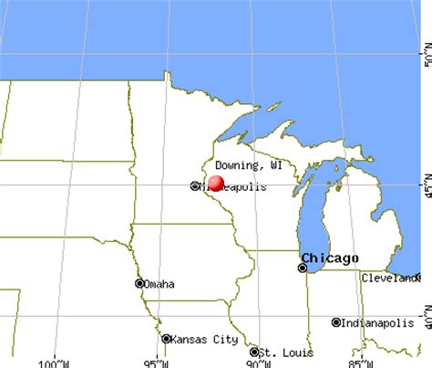 Downing, Wisconsin (WI 54734) profile: population, maps, real estate, averages, homes ...