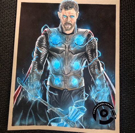 Thor son of Odin. This is my drawing of Chris Hemsworth as Thor. What ...