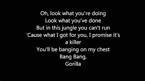 Gorilla Bruno Mars Lyrics