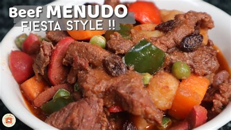 MENUDONG BAKA Fiesta Style | Beef Menudo - YouTube