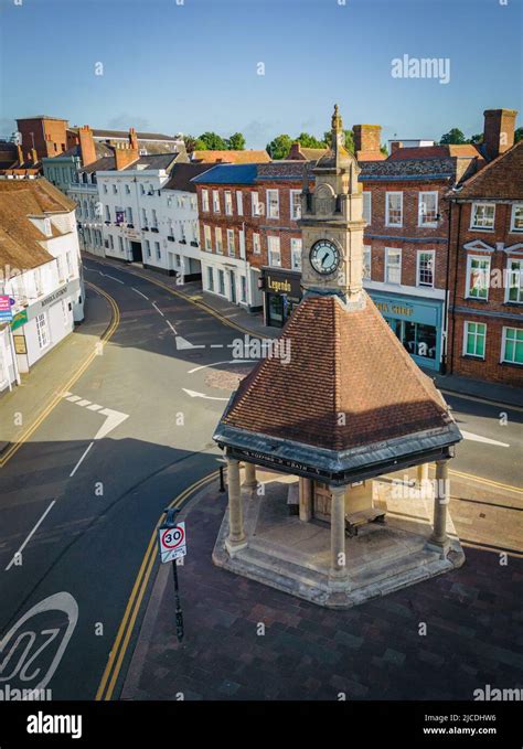 Aerial view of The Clock Tower Stock Photo - Alamy