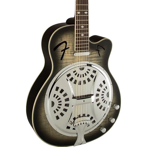 Fender Roosevelt CE Cutaway Resonator Acoustic-Electric Guitar ...