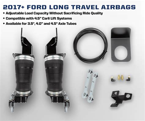 '17-Current Ford F250/F350 Carli Long Travel Air Bag System-4.5" Lift