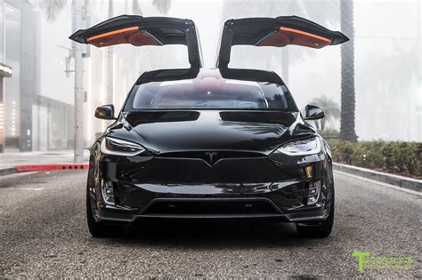 T Largo 7: Black and Orange Tesla Model X by T Sportline - GTspirit