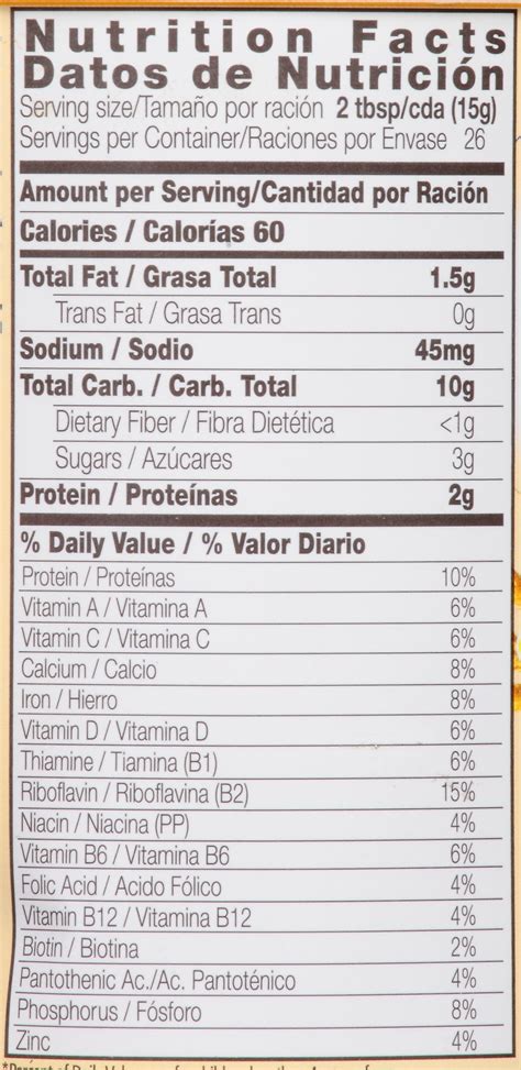 Cerelac Nutrition Facts - Nutrition Ftempo