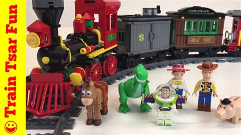 TOY STORY 3 LEGO WESTERN TRAIN CHASE SET 7597 - YouTube