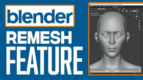 How To Use Sculpting In Blender Remesh Feature - YouTube