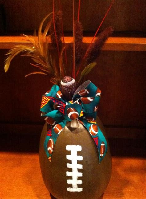 Pumpkin football for Fall | Christmas bulbs, Christmas ornaments, Christmas bulbs ornaments