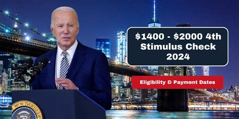 $1400 & $2000 4th Stimulus Checks 2024: Stimulus Check for Everyone ...