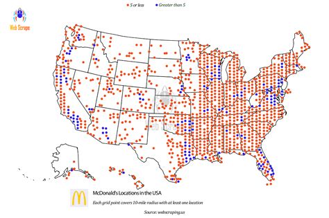 Number of Mcdonald's Locations in the USA | all mcdonald's locations