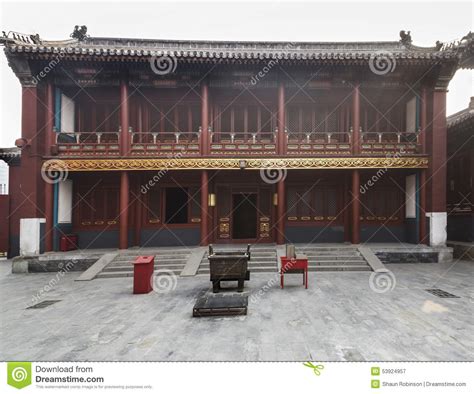 The Lama Temple Beijing China Stock Image - Image of architecture ...