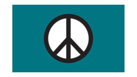 Peace Sign Flag 3' x 5'