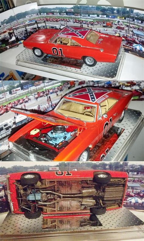 General Lee Charger Diecast Car Display