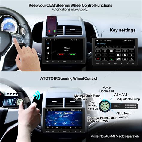 ATOTO F7 XE 10.1 Inch Double Din Car Stereo with Bluetooth, Wireless C ...