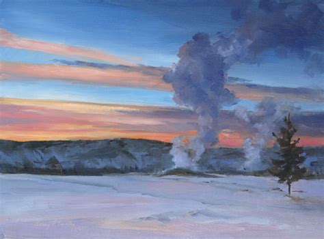 Old Faithful, Winter Sunset-II | Old Faithful and Castle Gey… | Flickr