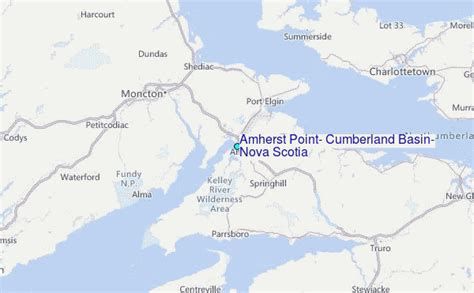 Amherst Point, Cumberland Basin, Nova Scotia Tide Station Location Guide