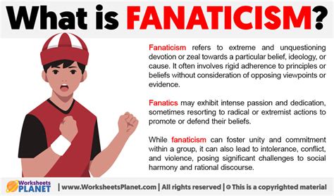 What is Fanaticism | Definition of Fanaticism