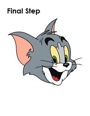 How to Draw Tom (Tom and Jerry) | Tom and jerry drawing, Tom and jerry, Drawing cartoon characters