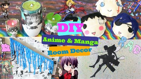 DIY Anime & Manga Room Decor|How To Make Anime & Manga Room Decor