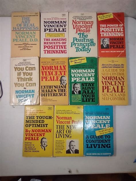 NORMAN VINCENT PEALE lot of 11 books - Power of Positive Thinking | eBay in 2022 | Norman ...