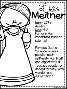 Lise Meitner Biography Pack Distance Learning by A Page Out of History