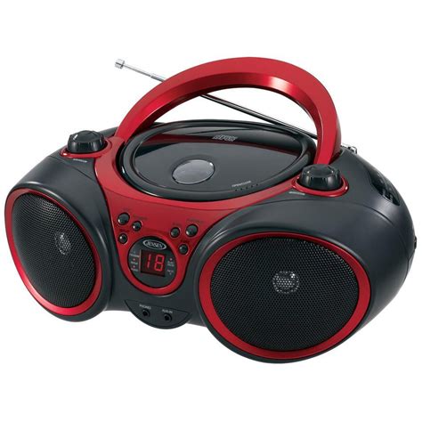 Jensen Portable Cd Player & Digital Tuner AM/FM Radio Mega Bass Reflex Stereo Sound System Plus ...