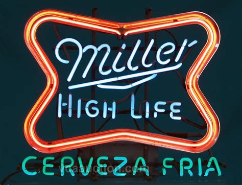 "Miller High Life" Beer Neon Sign