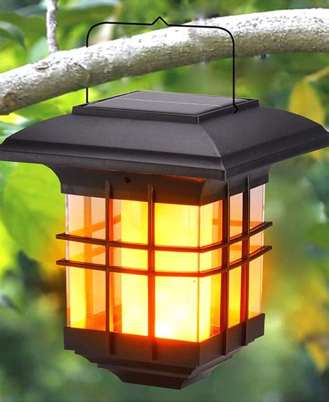 4-In-1 Solar Flickering Flame Lantern | Lanterns, Solar lights, Solar lanterns