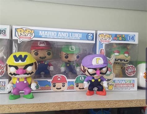 All of my custom Mario Funko Pops! Who should I make next? I'm thinking maybe Flame Mario ...