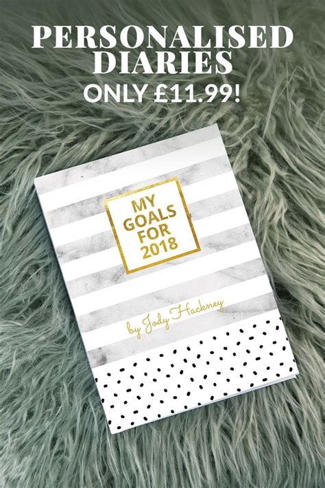 Personalised Diaries for 2018 | Personalised diary, Personalised, Personalized notebook