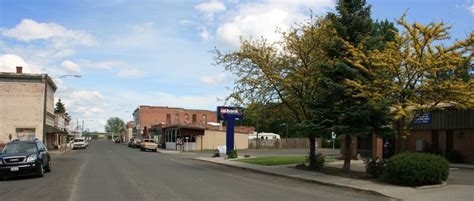 Street of the town in Sprague, Washington image - Free stock photo ...