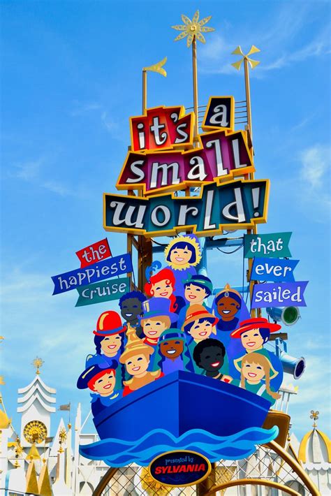 Small World Disneyland | The sign for Small World at Disneyl… | Flickr