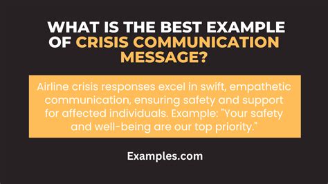 Crisis Communication Message - 14+ Examples, How to Write