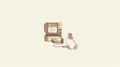 Illustration, Minimalist, Cat, Aesthetic Cats HD wallpaper | Pxfuel