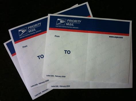 Priority Mail Label Template Word