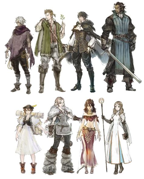 Octopath Traveler Character Art : r/octopathtraveler