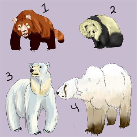 Hybrid Bear Adopts *OPEN* by Thecopperbeast on DeviantArt